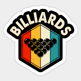 Billiards T shirt For Women Man Sticker